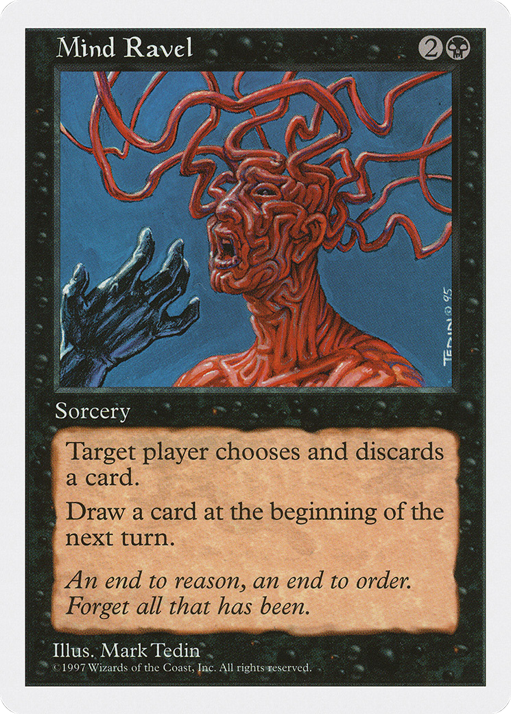 Mind Ravel (5ED-176) [Fifth Edition] MTG Single Wizards of the Coast