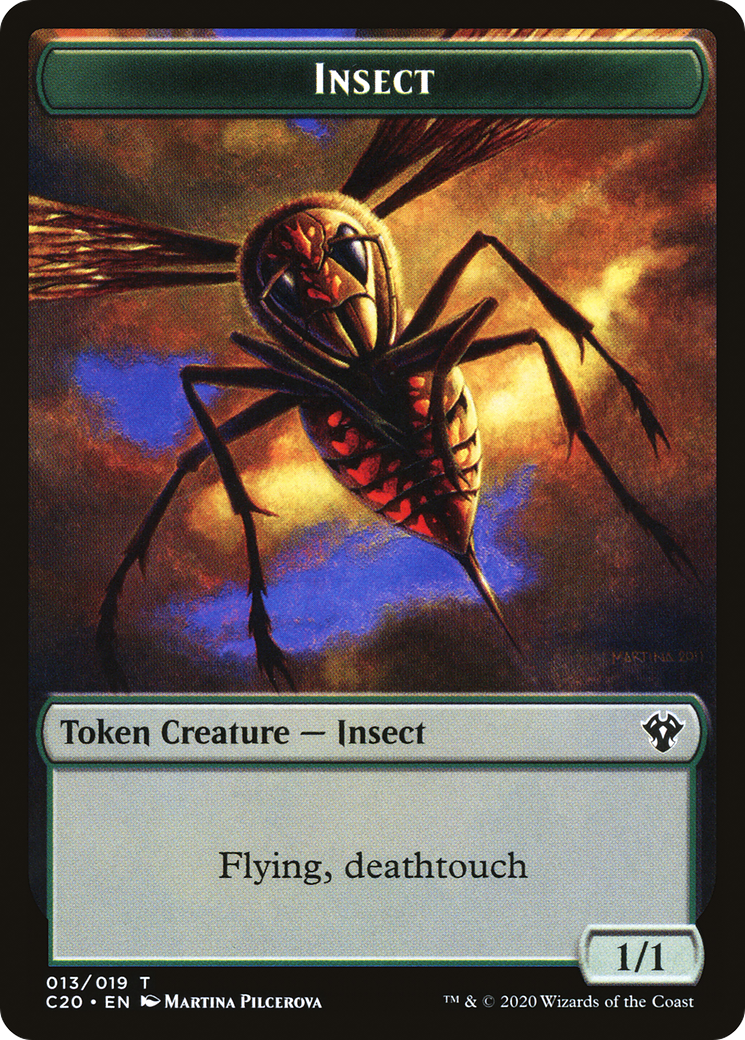 Insect (TC20-013) [Tokens] Commander 2020 Tokens MTG Single Wizards of the Coast
