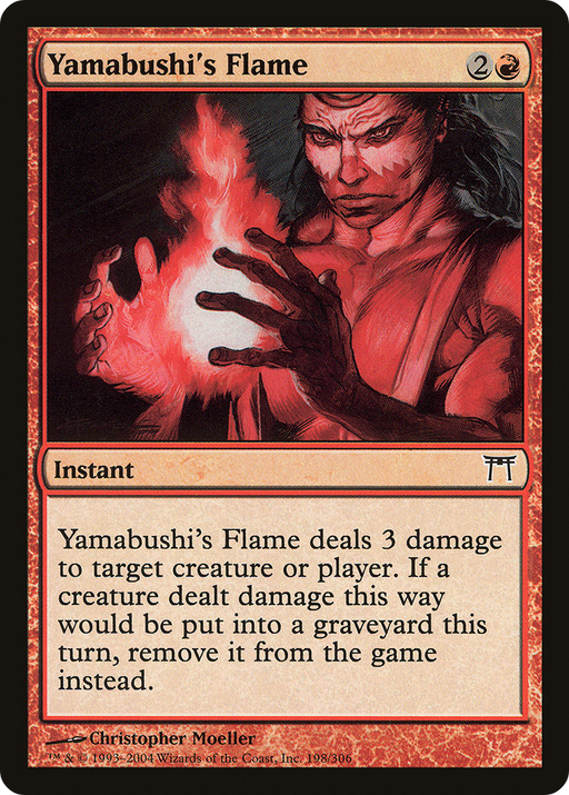 Yamabushi's Flame (CHK-198) [Champions of Kamigawa] Foil MTG Single Wizards of the Coast