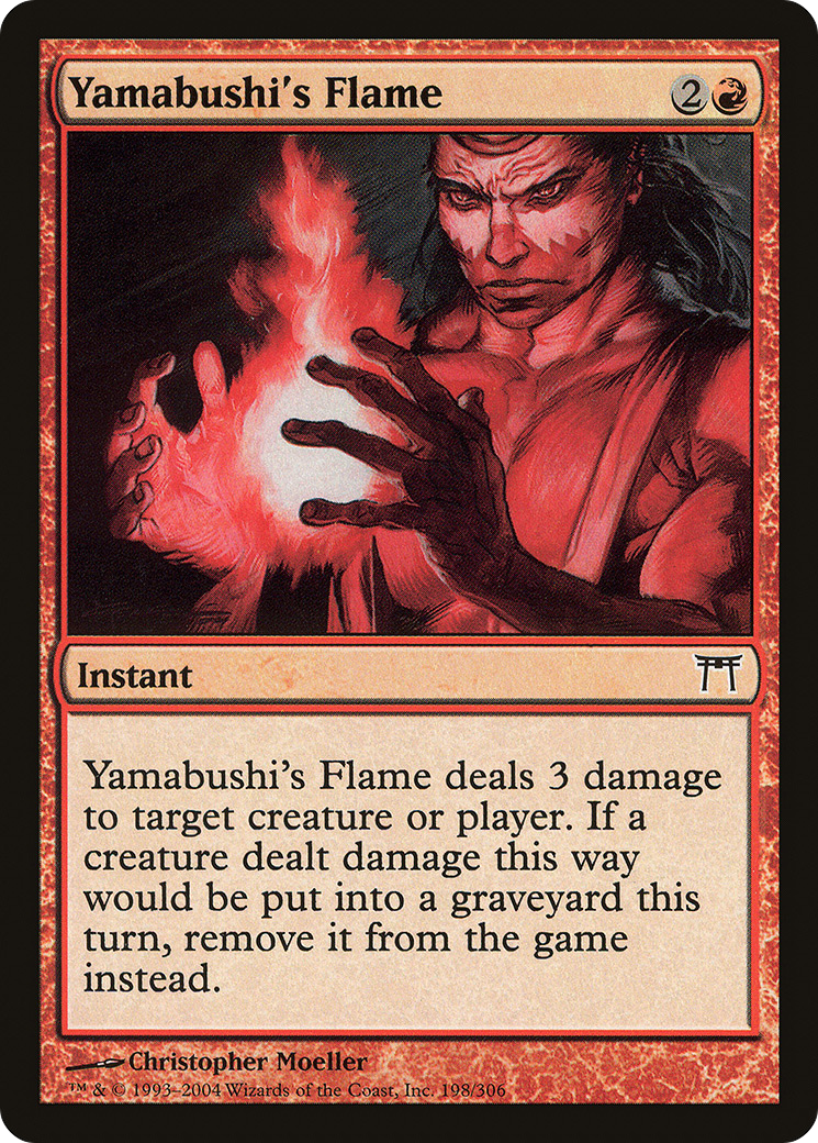 Yamabushi's Flame (CHK-198) [Champions of Kamigawa] MTG Single Wizards of the Coast