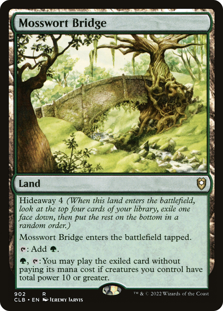 Mosswort Bridge (CLB-902) [Commander Legends: Battle for Baldur's Gate] MTG Single Wizards of the Coast