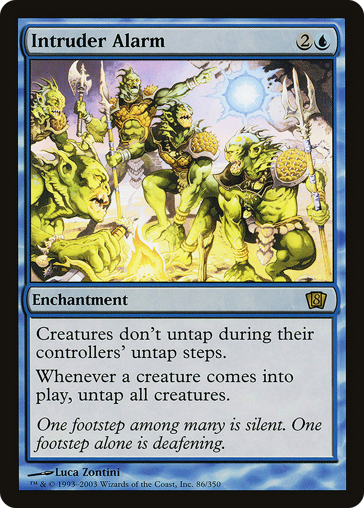 Intruder Alarm (8ED-086) [8th Edition] Foil MTG Single Wizards of the Coast