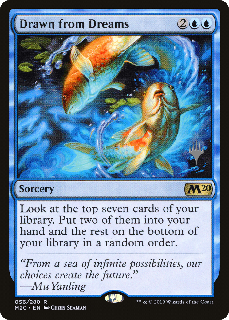 Drawn from Dreams (PPM20-56P) [Core Set 2020 Promos] MTG Single Wizards of the Coast