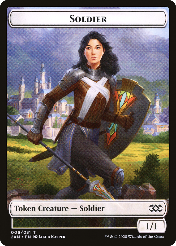 Soldier (T2XM-006) [Tokens] Double Masters Tokens Foil MTG Single Wizards of the Coast