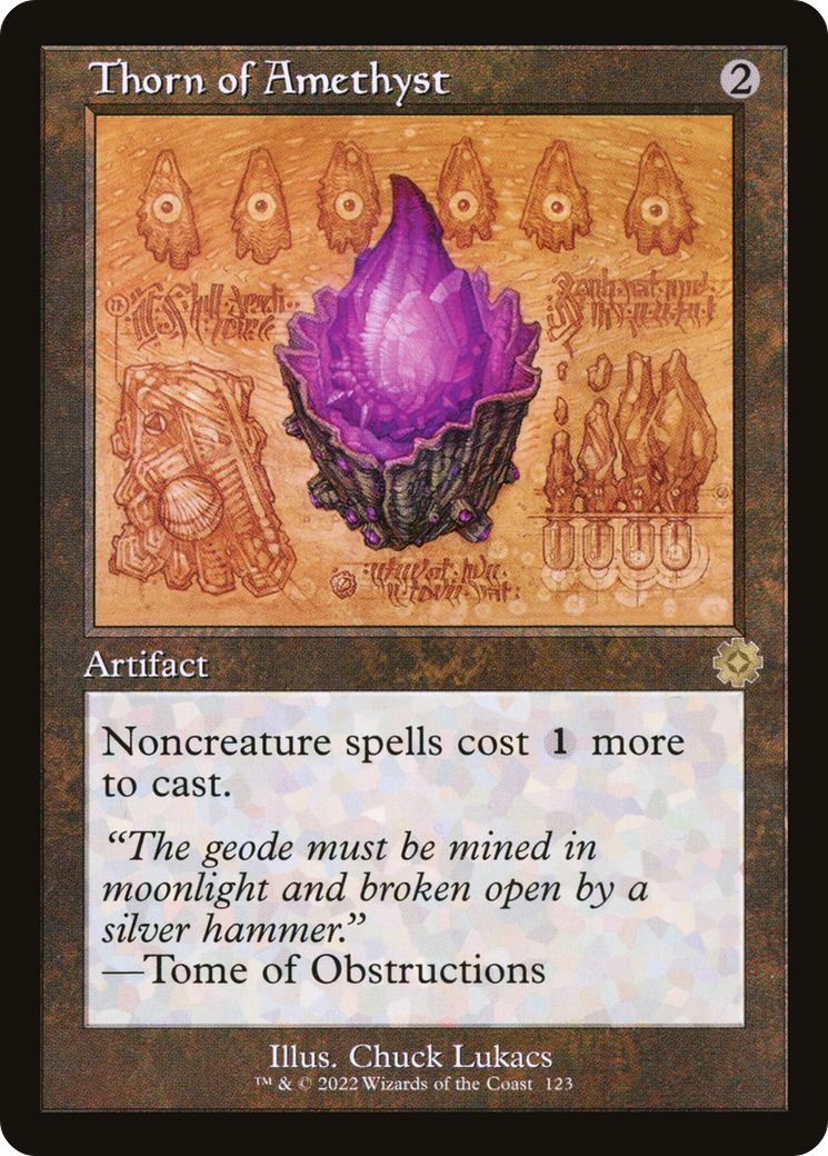 Thorn of Amethyst (BRR-123) [The Brothers' War Retro Artifacts] MTG Single Wizards of the Coast