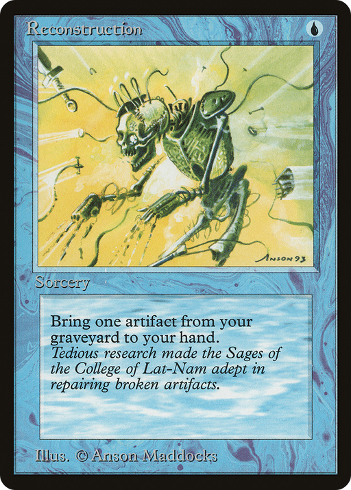 Reconstruction (ATQ-012) [Oldschool] Antiquities MTG Single Wizards of the Coast