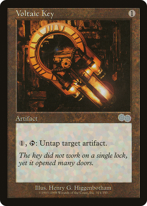 Voltaic Key (USG-314) [Urza's Saga] MTG Single Wizards of the Coast