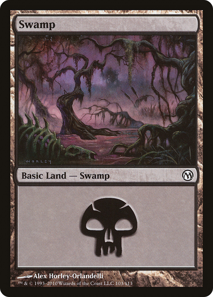 Swamp (DPA-103) [Misc] Duels of the Planeswalkers MTG Single Wizards of the Coast