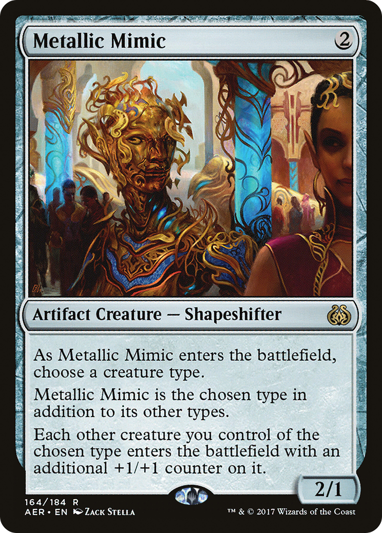 Metallic Mimic (AER-164) [Aether Revolt] MTG Single Wizards of the Coast