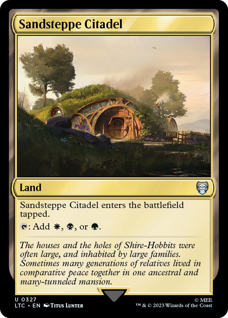 Sandsteppe Citadel (LTC-327) [Tales of Middle-earth Commander] MTG Single Wizards of the Coast