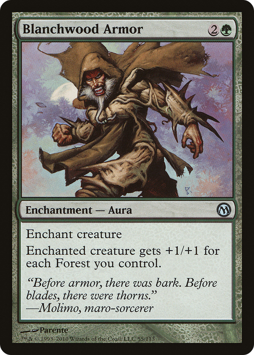 Blanchwood Armor (DPA-055) [Misc] Duels of the Planeswalkers MTG Single Wizards of the Coast