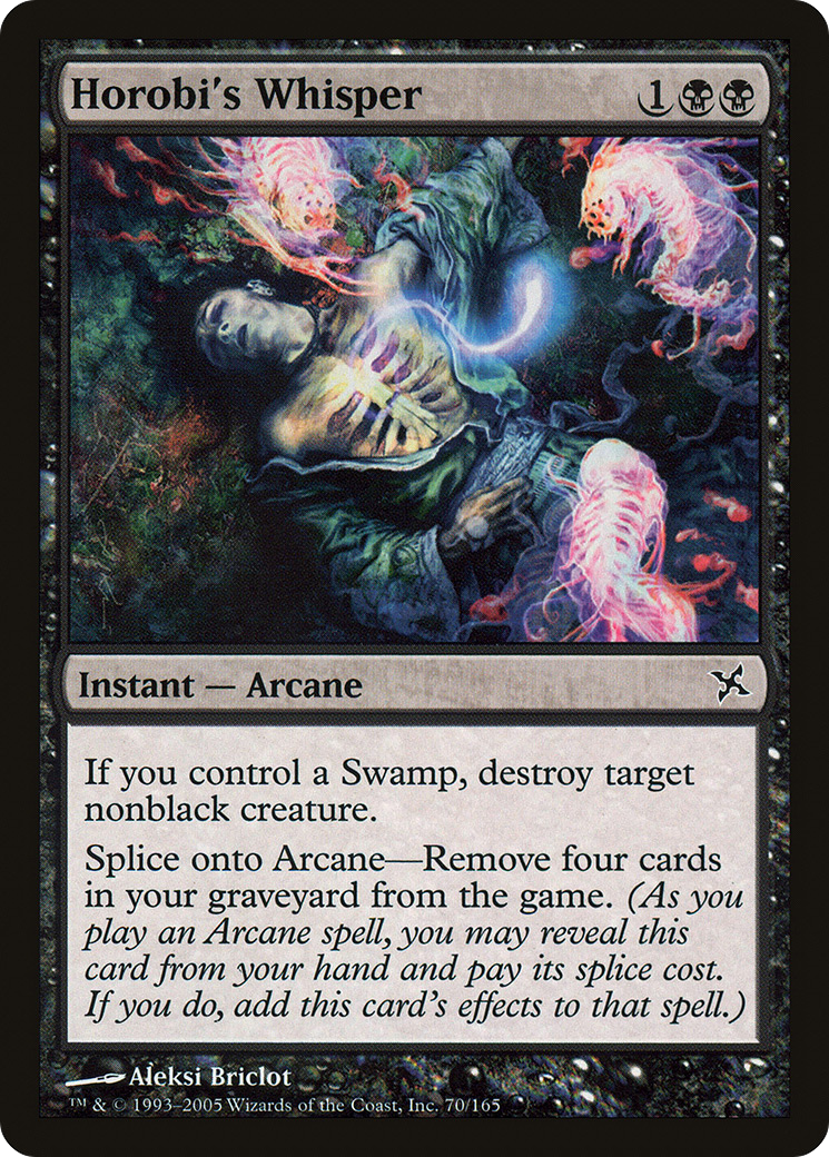 Horobi's Whisper (BOK-070) [Betrayers of Kamigawa] Foil MTG Single Wizards of the Coast