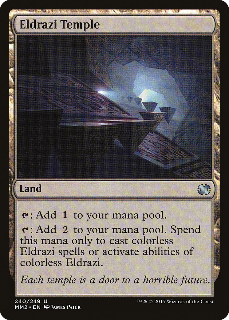 Eldrazi Temple (MM2-240) [Modern Masters 2015] MTG Single Wizards of the Coast