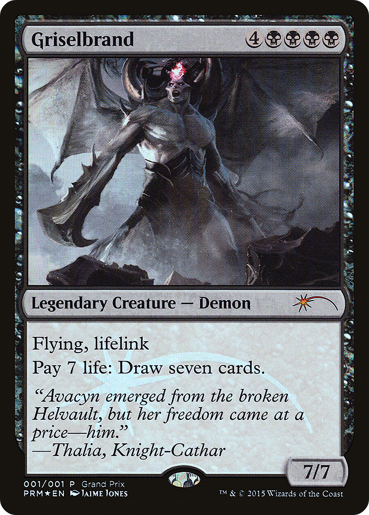 Griselbrand (GPP-001) [Misc] Grand Prix Promos Foil MTG Single Wizards of the Coast