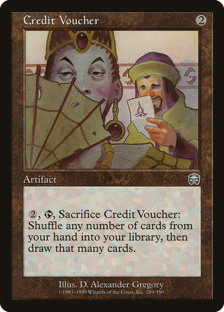 Credit Voucher (MMQ-289) [Mercadian Masques] Foil MTG Single Wizards of the Coast