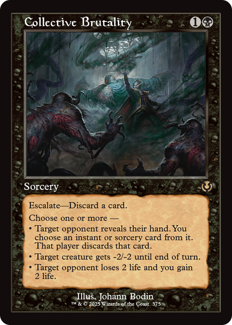 Collective Brutality (INR-375) [Innistrad Remastered] MTG Single Wizards of the Coast