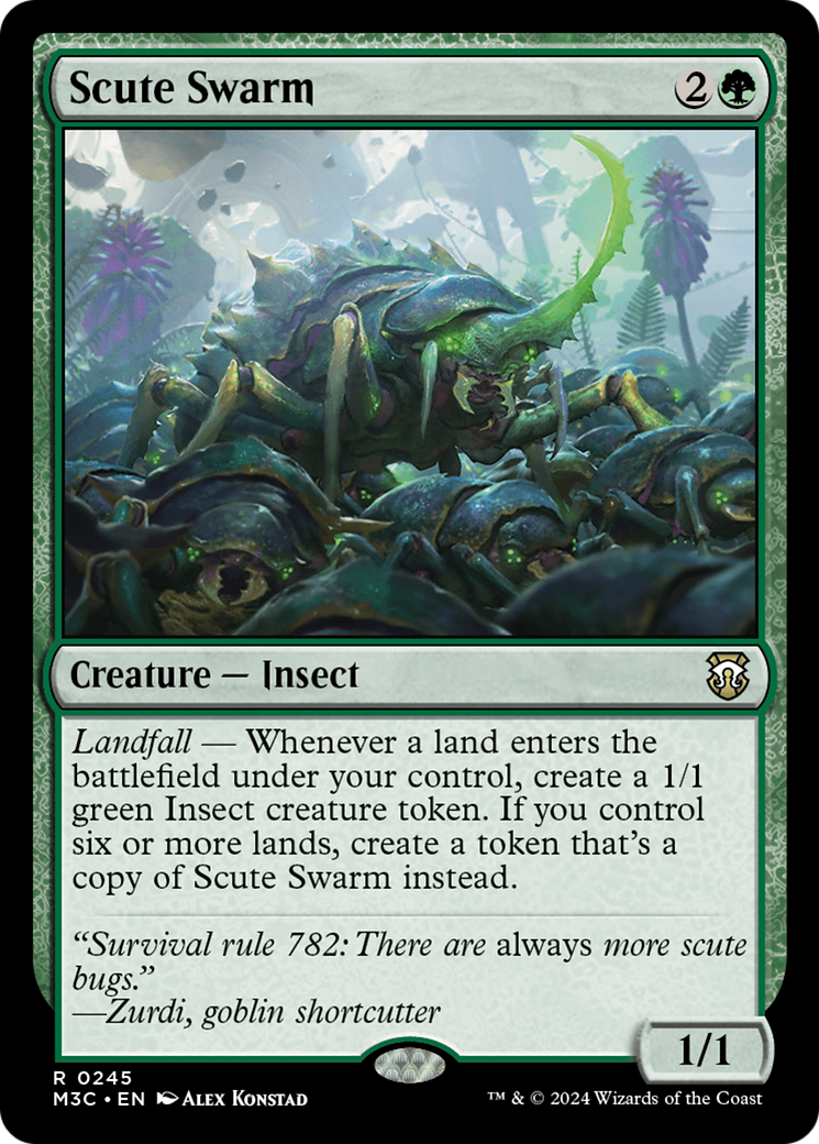 Scute Swarm (M3C-245) [Modern Horizons 3 Commander] MTG Single Wizards of the Coast