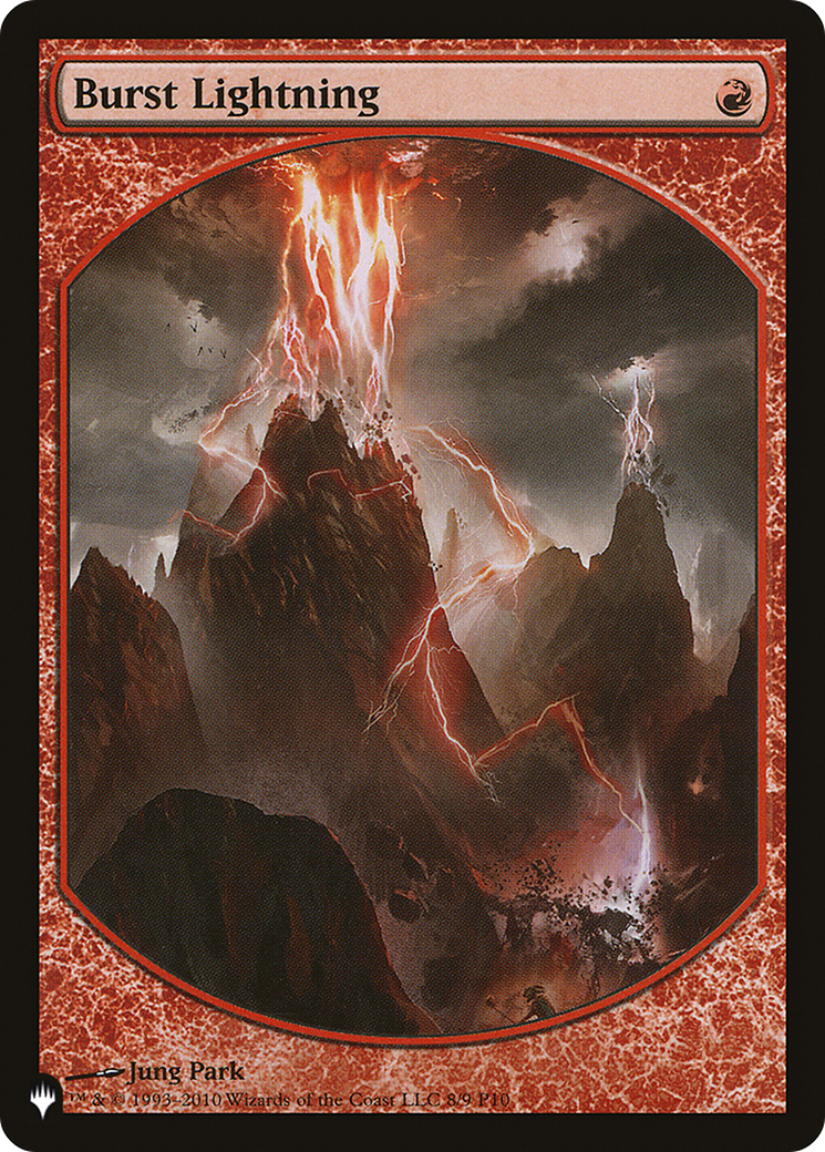 Burst Lightning (P10) (LIST-9-AUG) [Mystery Booster] The List MTG Single Wizards of the Coast