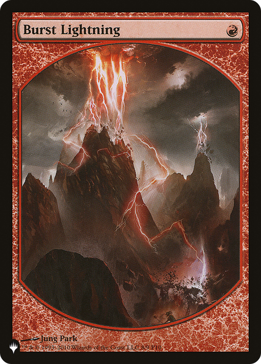 Burst Lightning (P10) (LIST-9-AUG) [Mystery Booster] The List MTG Single Wizards of the Coast
