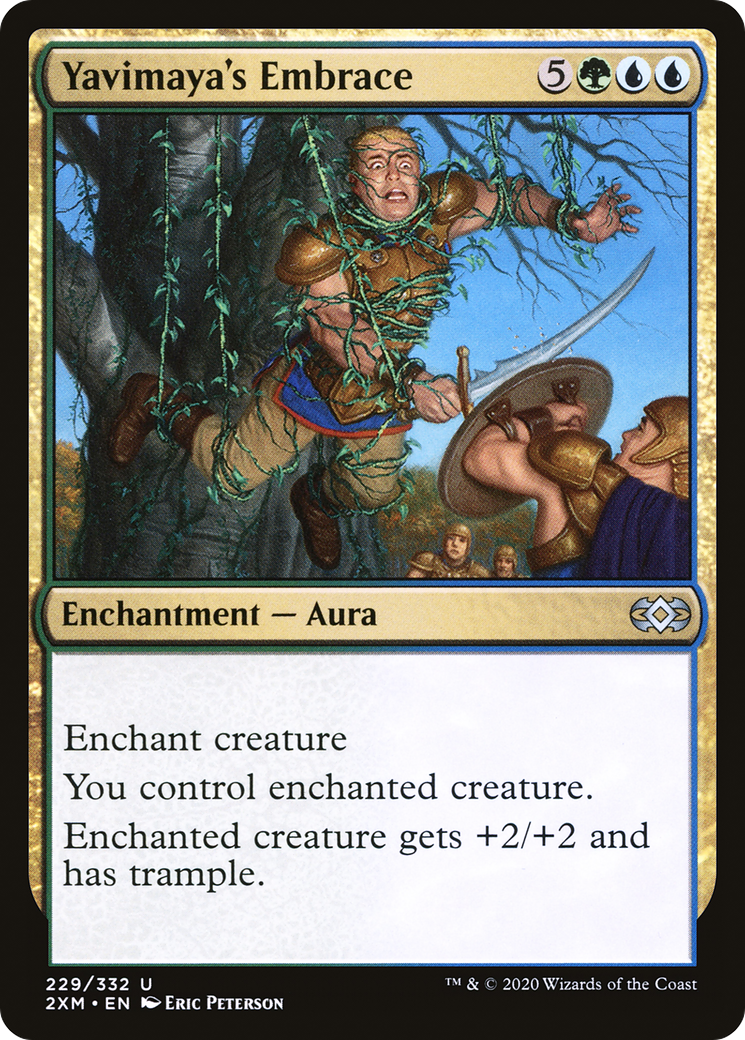Yavimaya's Embrace (2XM-229) [Double Masters] Foil MTG Single Wizards of the Coast