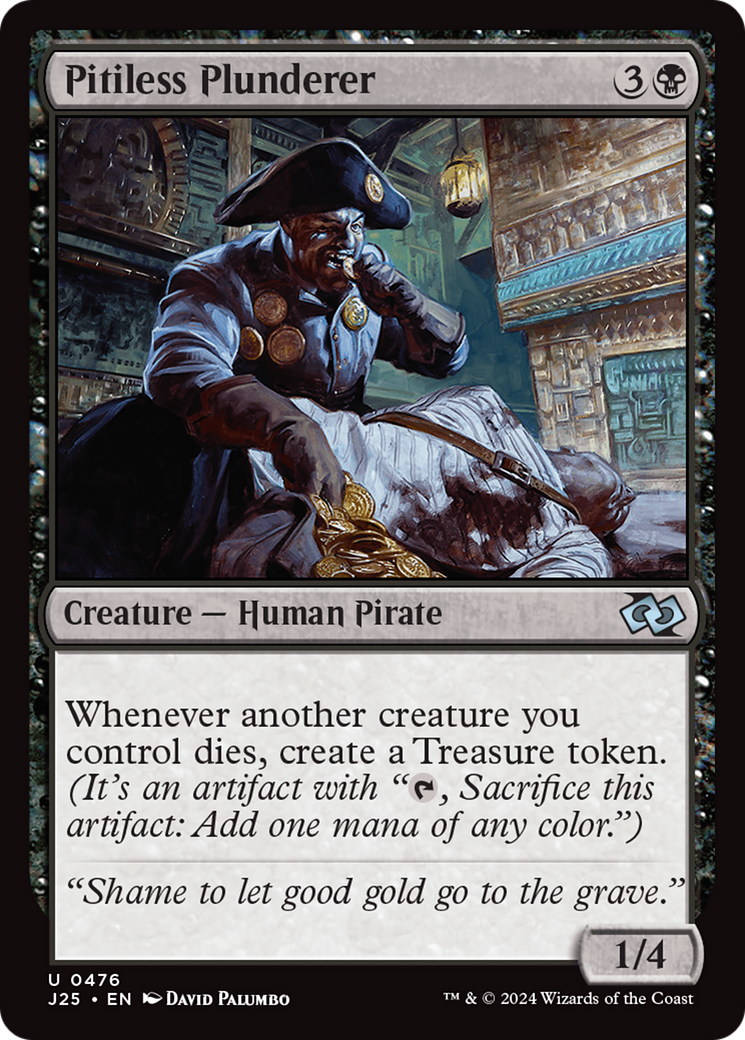 Pitiless Plunderer (J25-476) [Foundations Jumpstart] MTG Single Wizards of the Coast