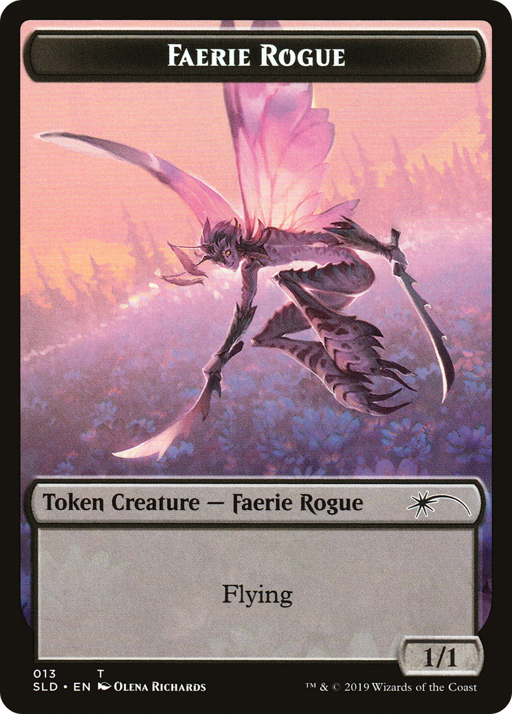 Faerie Rogue Token (013) (SLD-013) [Secret Lair] Drop MTG Single Wizards of the Coast
