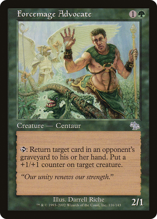 Forcemage Advocate (JUD-116) [Judgment] MTG Single Wizards of the Coast