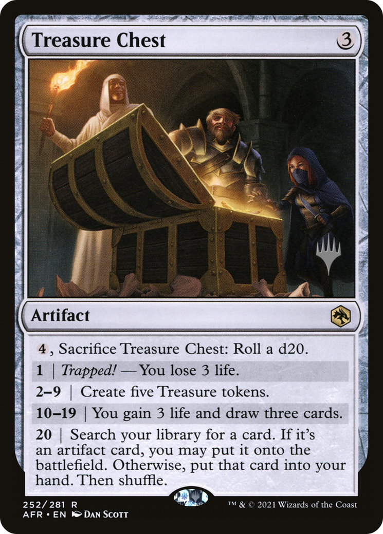 Treasure Chest (PPAFR-252) [Adventures in the Forgotten Realms Promos] Foil MTG Single Wizards of the Coast