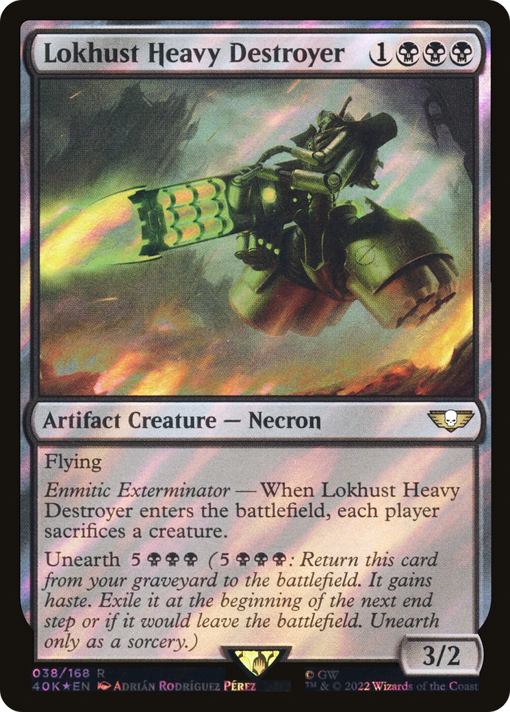 Lokhust Heavy Destroyer (40K-38★) [Warhammer 40,000 Commander] Foil MTG Single Wizards of the Coast