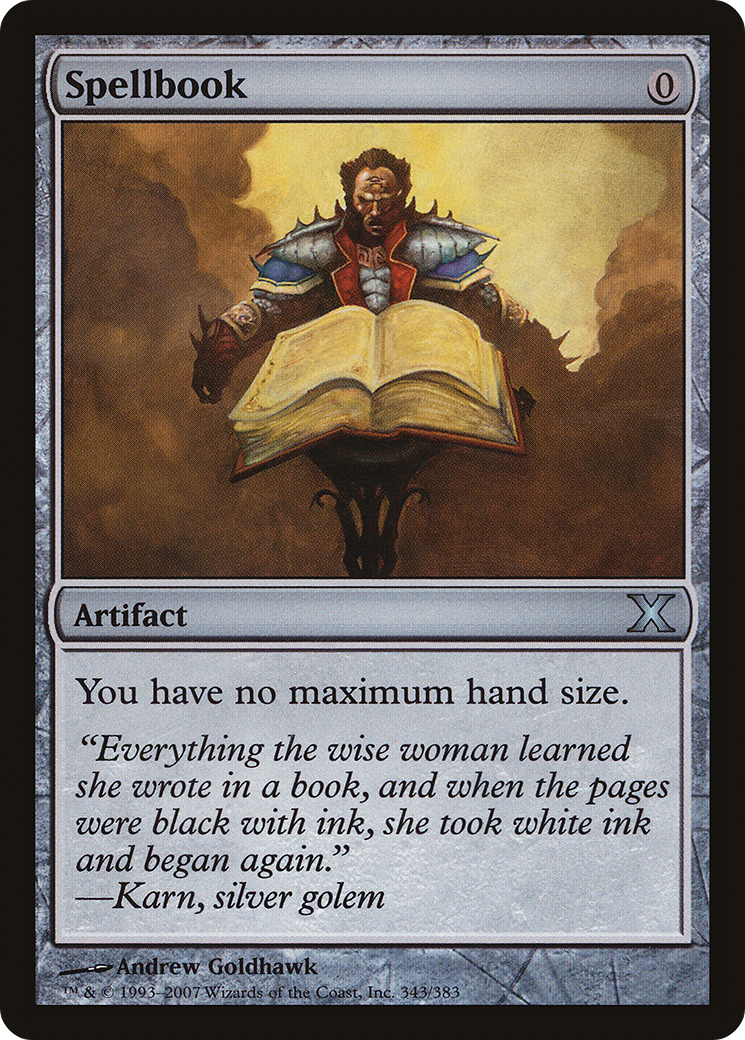 Spellbook (10E-343) [Tenth Edition] MTG Single Wizards of the Coast