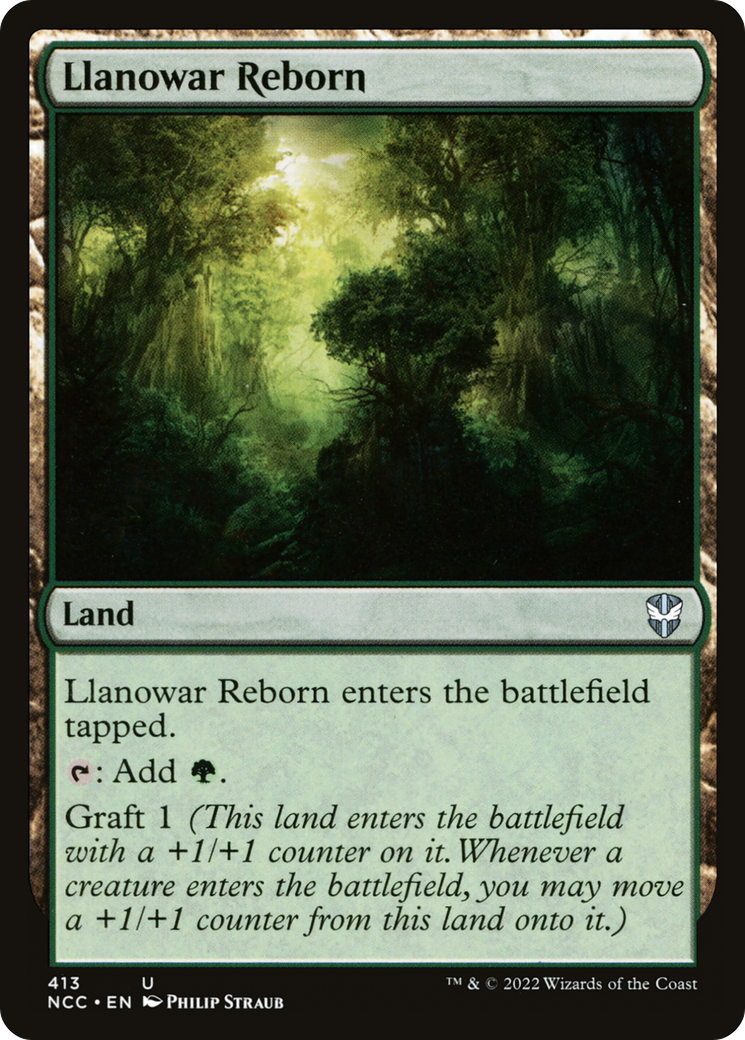 Llanowar Reborn (NCC-413) [New Capenna Commander] MTG Single Wizards of the Coast