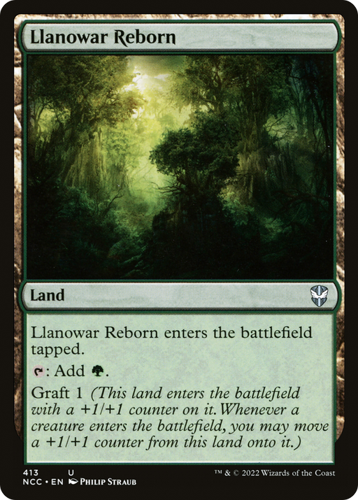 Llanowar Reborn (NCC-413) [New Capenna Commander] MTG Single Wizards of the Coast