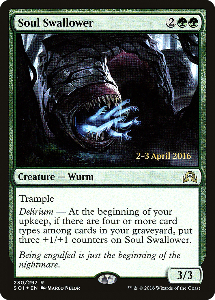 Soul Swallower (PRE-230) [Shadows over Innistrad Promos] Foil MTG Single Wizards of the Coast