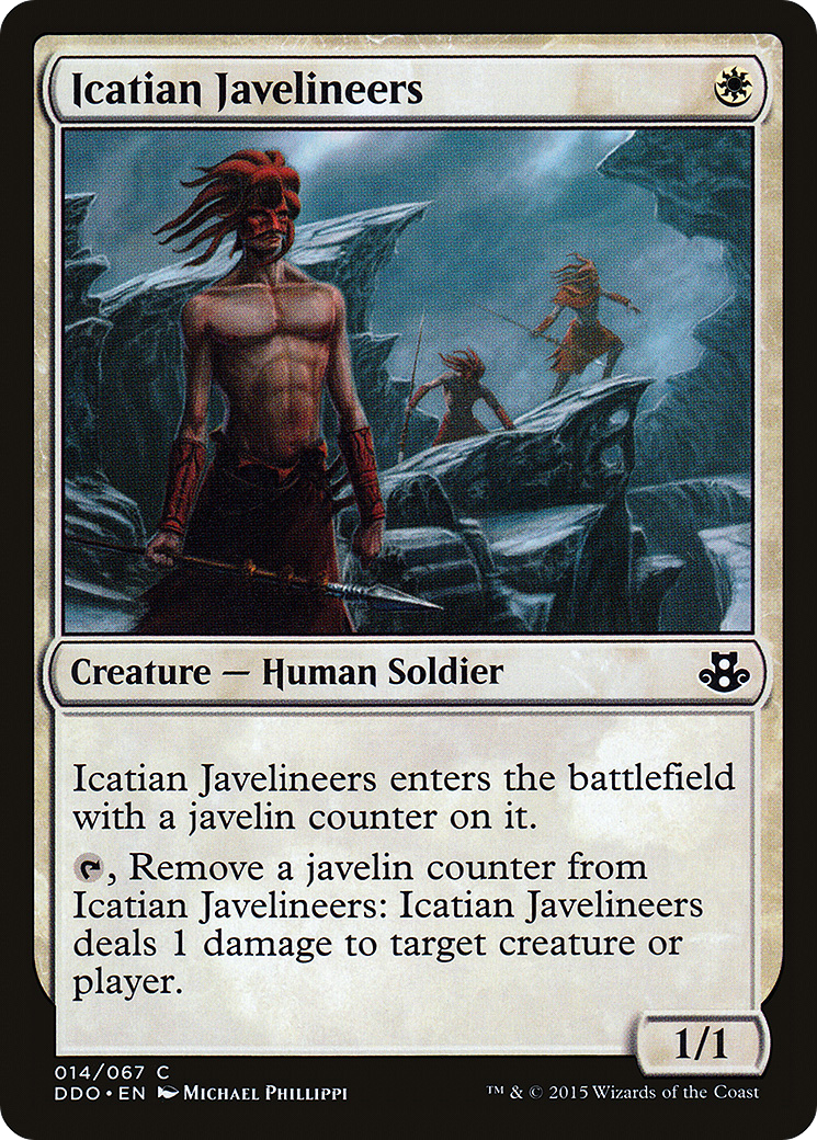 Icatian Javelineers [Duel Decks: Elspeth vs. Kiora] MTG Single Magic: The Gathering