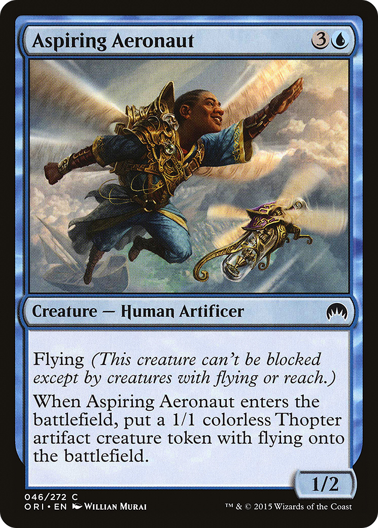 Aspiring Aeronaut (ORI-046) [Magic Origins] Foil MTG Single Wizards of the Coast