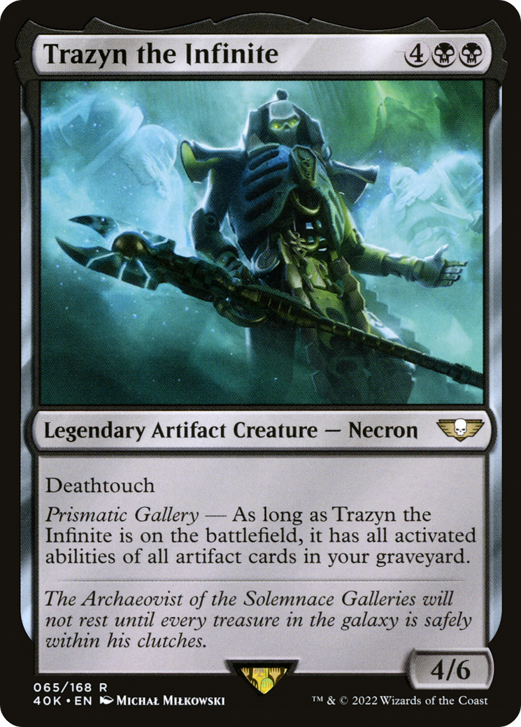 Trazyn the Infinite (40K-065) [Warhammer 40,000 Commander] MTG Single Wizards of the Coast