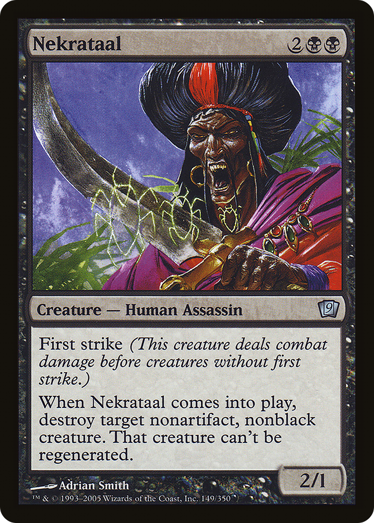 Nekrataal (9ED-149) [9th Edition] MTG Single Wizards of the Coast