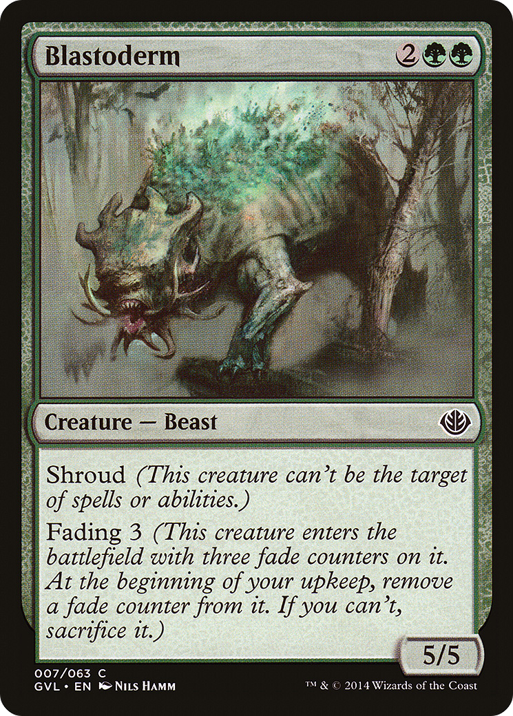 Blastoderm (DD3-007) [Misc] Duel Decks Anthology: Garruk vs. Liliana MTG Single Wizards of the Coast