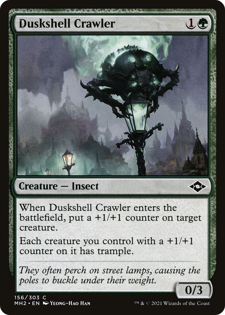 Duskshell Crawler (MH2-156) [Modern Horizons 2] MTG Single Wizards of the Coast