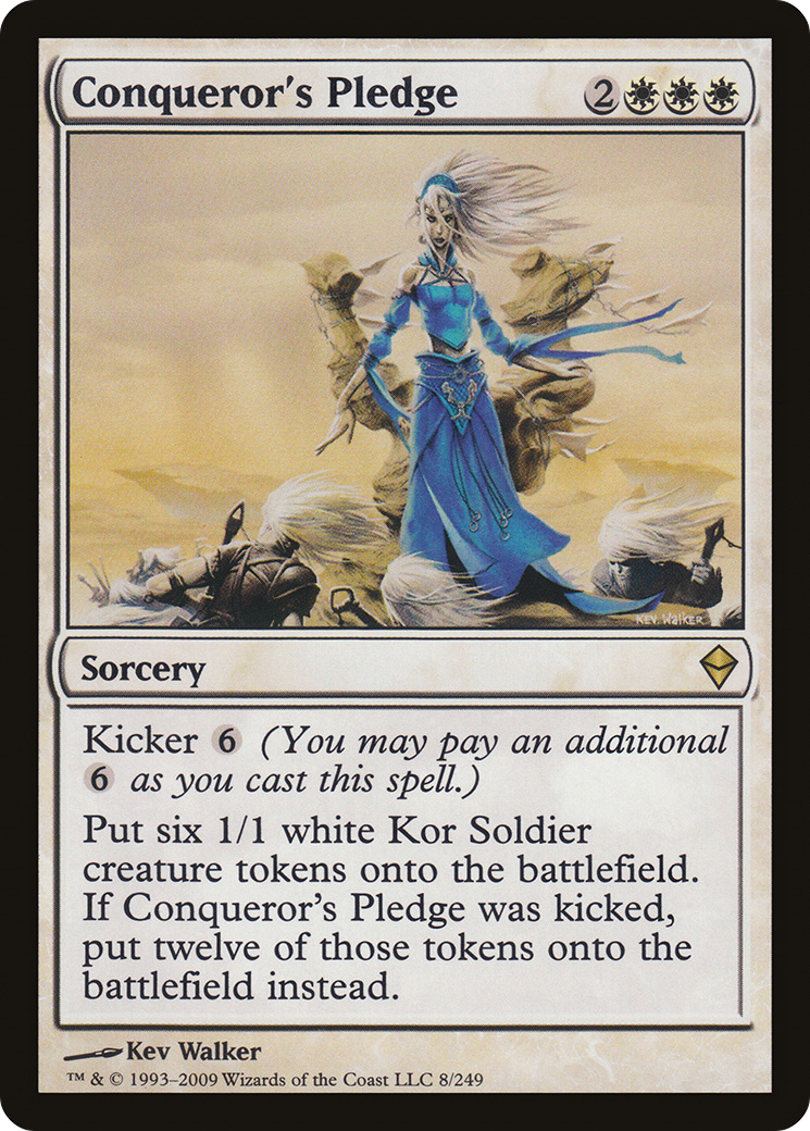 Conqueror's Pledge [Zendikar] MTG Single Magic: The Gathering
