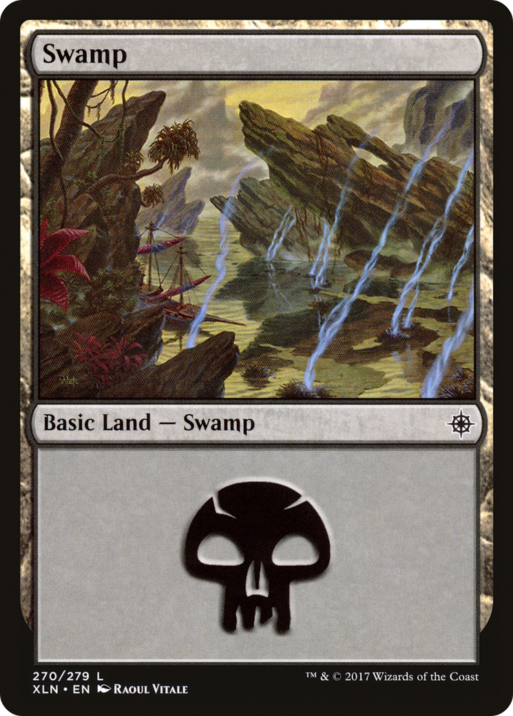 Swamp (270) [Ixalan] MTG Single Magic: The Gathering