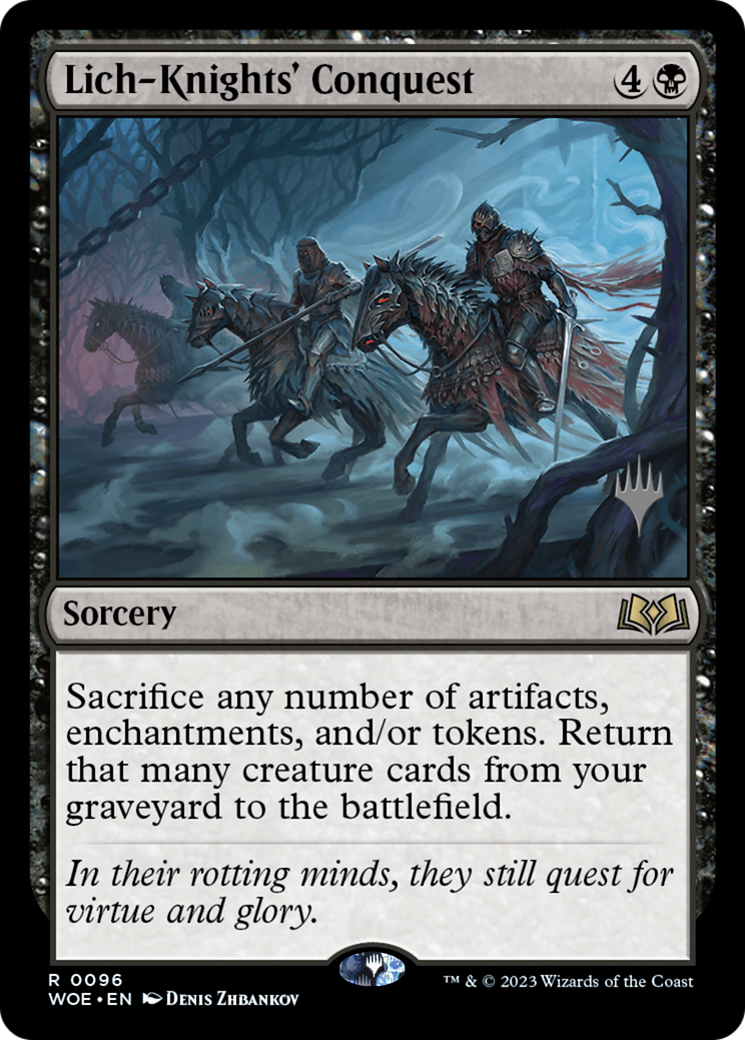 Lich-Knights' Conquest (PPWOE-096) [Wilds of Eldraine Promos] MTG Single Wizards of the Coast