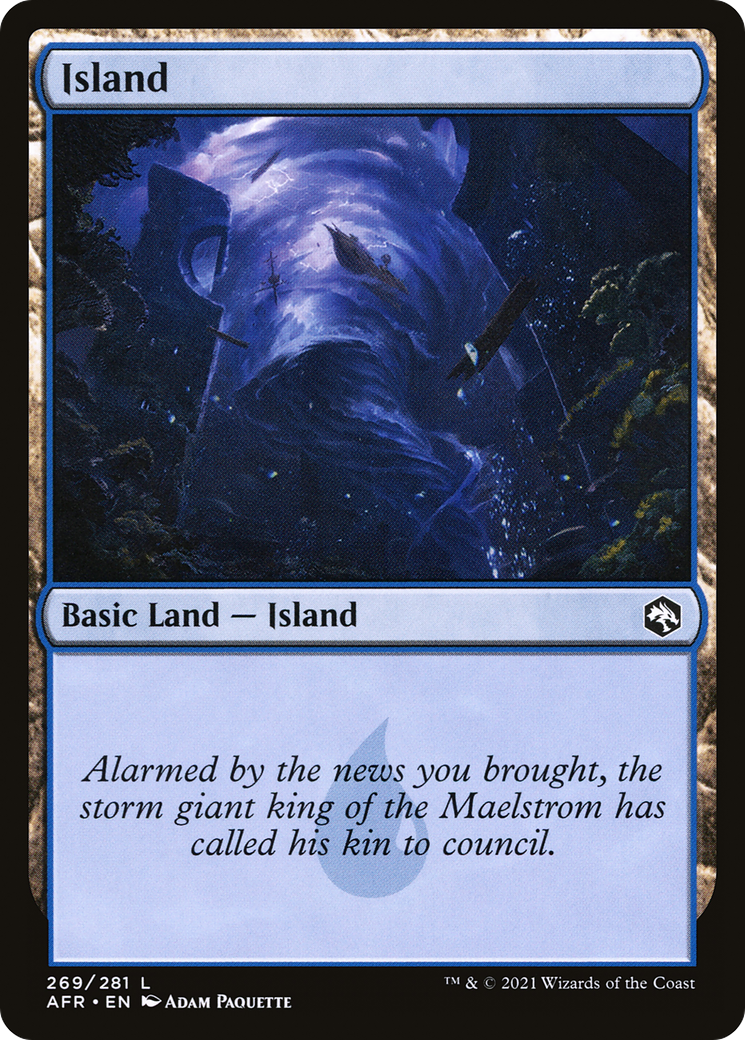 Island (AFR-269) [Adventures in the Forgotten Realms] MTG Single Wizards of the Coast