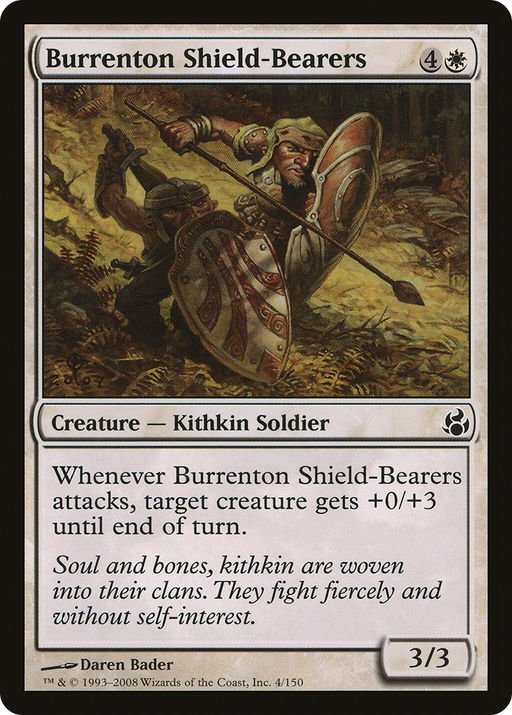 Burrenton Shield-Bearers (MOR-004) [Morningtide] Foil MTG Single Wizards of the Coast