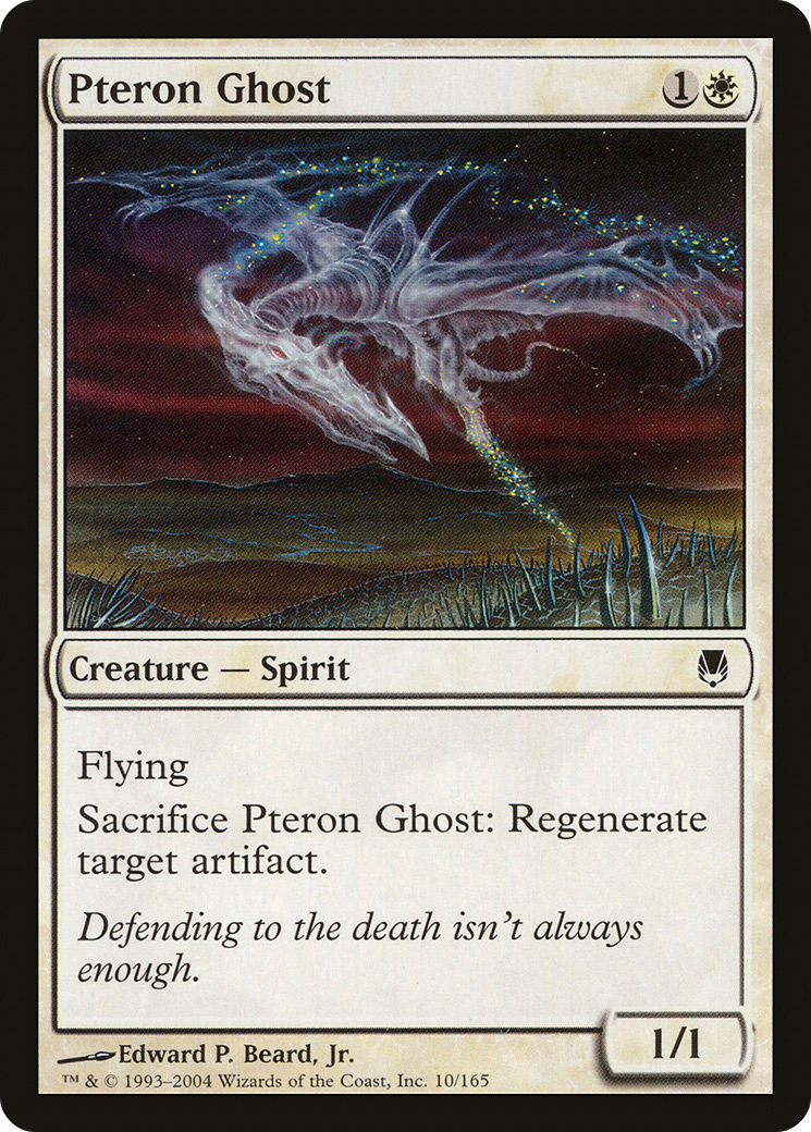 Pteron Ghost (DST-010) [Darksteel] Foil MTG Single Wizards of the Coast