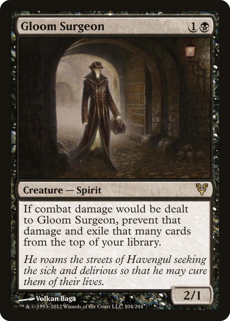 Gloom Surgeon (AVR-104) [Avacyn Restored] MTG Single Wizards of the Coast