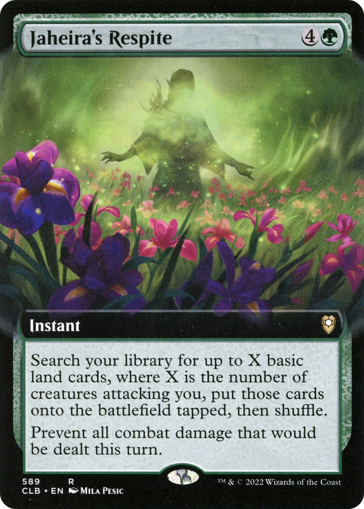 Jaheira's Respite (CLB-589) [Commander Legends: Battle for Baldur's Gate] (Extended Art) MTG Single Wizards of the Coast