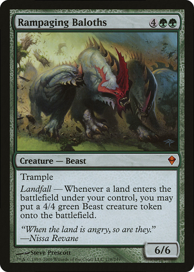 Rampaging Baloths (P09-178) [Misc] Magic Player Rewards 2009 MTG Single Wizards of the Coast