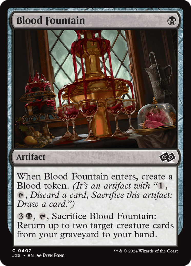 Blood Fountain (J25-407) [Foundations Jumpstart] MTG Single Wizards of the Coast