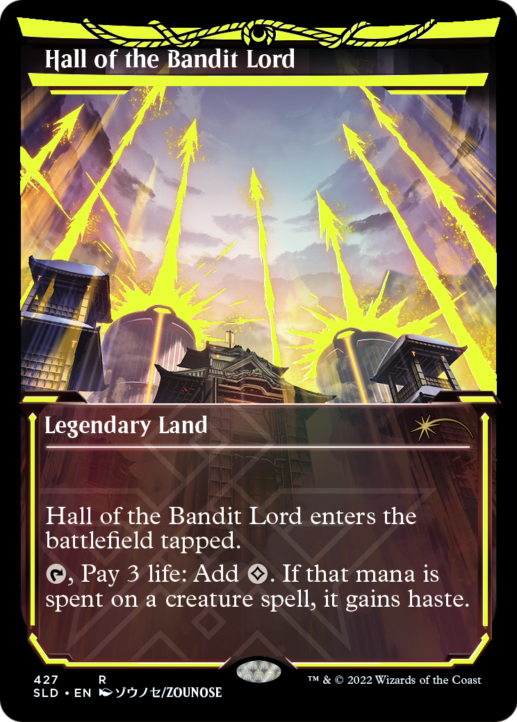 Hall of the Bandit Lord (Neon Yellow) (SLD-427) [Secret Lair] Drop (Showcase) Foil MTG Single Wizards of the Coast